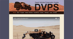 Desktop Screenshot of desert-vehicles.org
